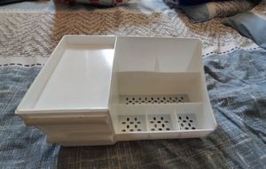 White Multi-Compartment Kitchen Organizer