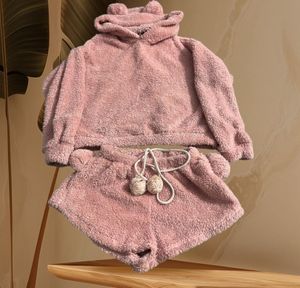 Pink Fuzzy Bear Hoodie