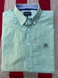 Marlin Jeans Mint Green Button-Down Shirt