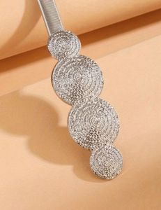 Woven Circular Detail Belt