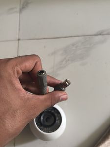 White Dome Security Camera