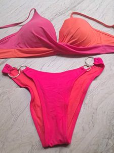 Two-Tone Bikini Set