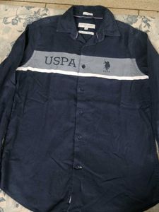 US Polo Assn Navy Blue Shirt for men