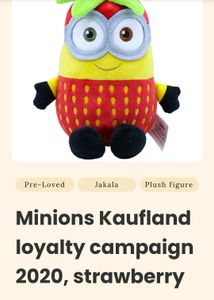 Cute Minion Strawberry Plush Toy