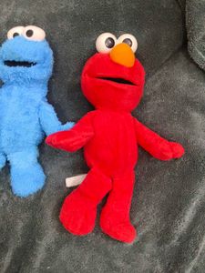 Elmo &amp; Cookie Monster Plush Toys