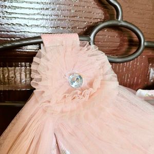 Beautiful baby girl dress with attached duppata