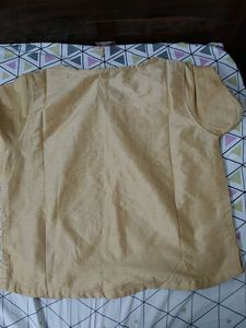 Elegant Gold Sequined Blouse