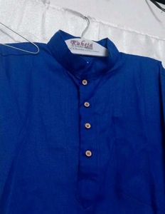 Royal Blue Kurta with White bottom