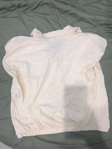 Light Yellow Button-Up Shirt