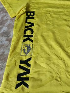 Men's Yellow "BLACK YAK" T-Shirt