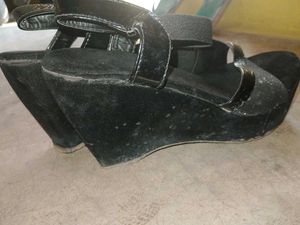 Black Ankle Strap Sandals