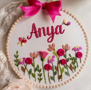 Baby Name Hoop