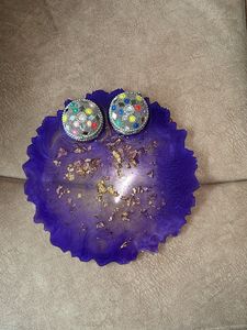 Resin Thali Purple