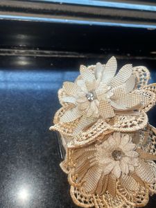 Elegant Butterfly Hair Clip with Pearls