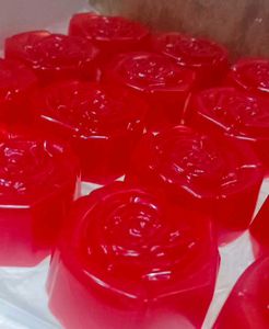 Rose Shaped Red Soap 5
