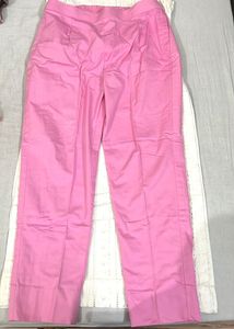 Chic White Kurta with Pink Pants