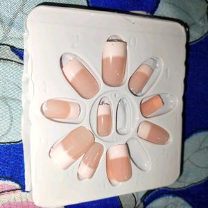 French Tip False Nails Set
