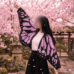 Fairy Butterfly crochet cardigan🦋