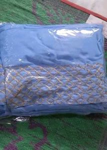 Elegant Blue Kurta Set with Dupatta