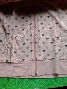 New Cotton Jacket Pink Colour For College Girls