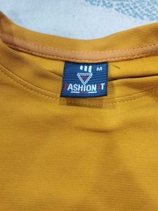 Yellow Crew Neck Sweatshirt
