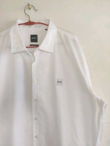 BOSS White Men's Casual Shirt