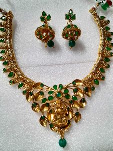 Exquisite Gold Plated Necklace &amp; Earrings