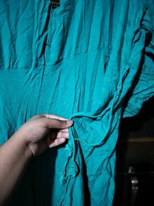 Beautiful Teal Anarkali kurta