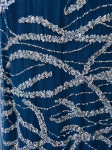 Stunning Blue Sequin Gown