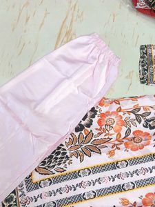 Bust 44 Beautiful Floral Print Kurta Set