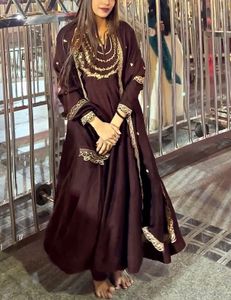 Brown anarkali kurta set 🤎
