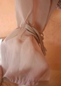 Cropped Lace Top with Bell Sleeves