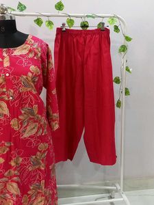 Hot Pink Banarasi Suit Set