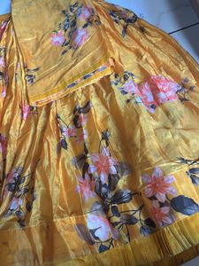 Floral Yellow Lehenga