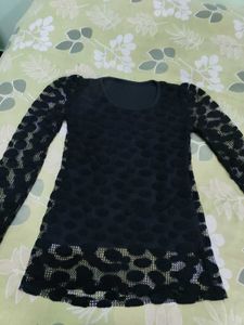 Chic Black Lace Top