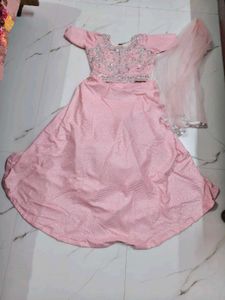 Stunning Pink Sequined Lehenga Choli