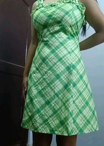 Green Plaid Sundress
