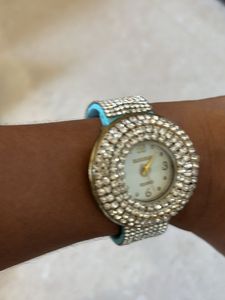 New Sparkly Blue Rhinestone Watch