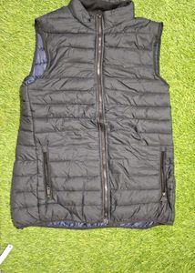 Sleeveless Black Jacket