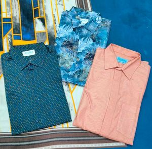 Bundle of 3 Men's Casual Shirts
