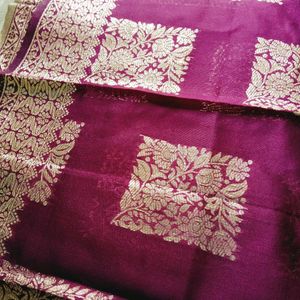 Heavy Embroidery Work unstitched Suit