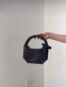 Black Beaded Bag