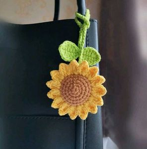Cute Crochet Sunflower for Bag