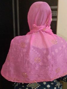Embellished Pink Dupatta of 1