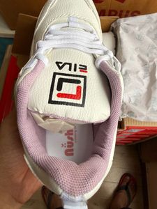 White Fila Sneakers