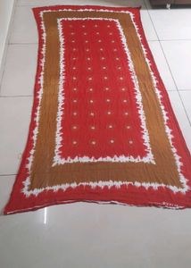 Beautiful mayur Red Tie-Dye Dupatta