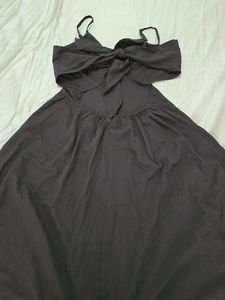 Berrylush Black Cut Out Maxi Dress
