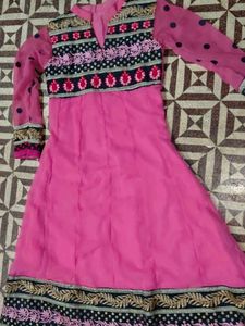 Vibrant Pink Embroidered Kurta