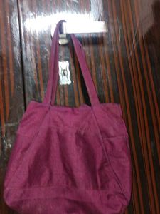 Maroon Tote Bag