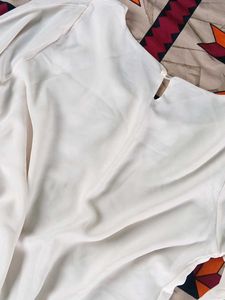 Elegant White Chiffon Top